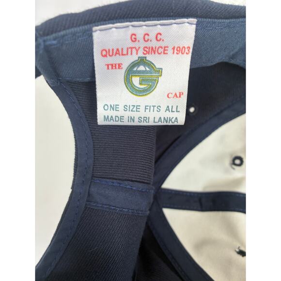 Vintage 90s New York Yankees Baseball Hat Blue Adjustable Cap G.C.C. - Picture 5 of 8